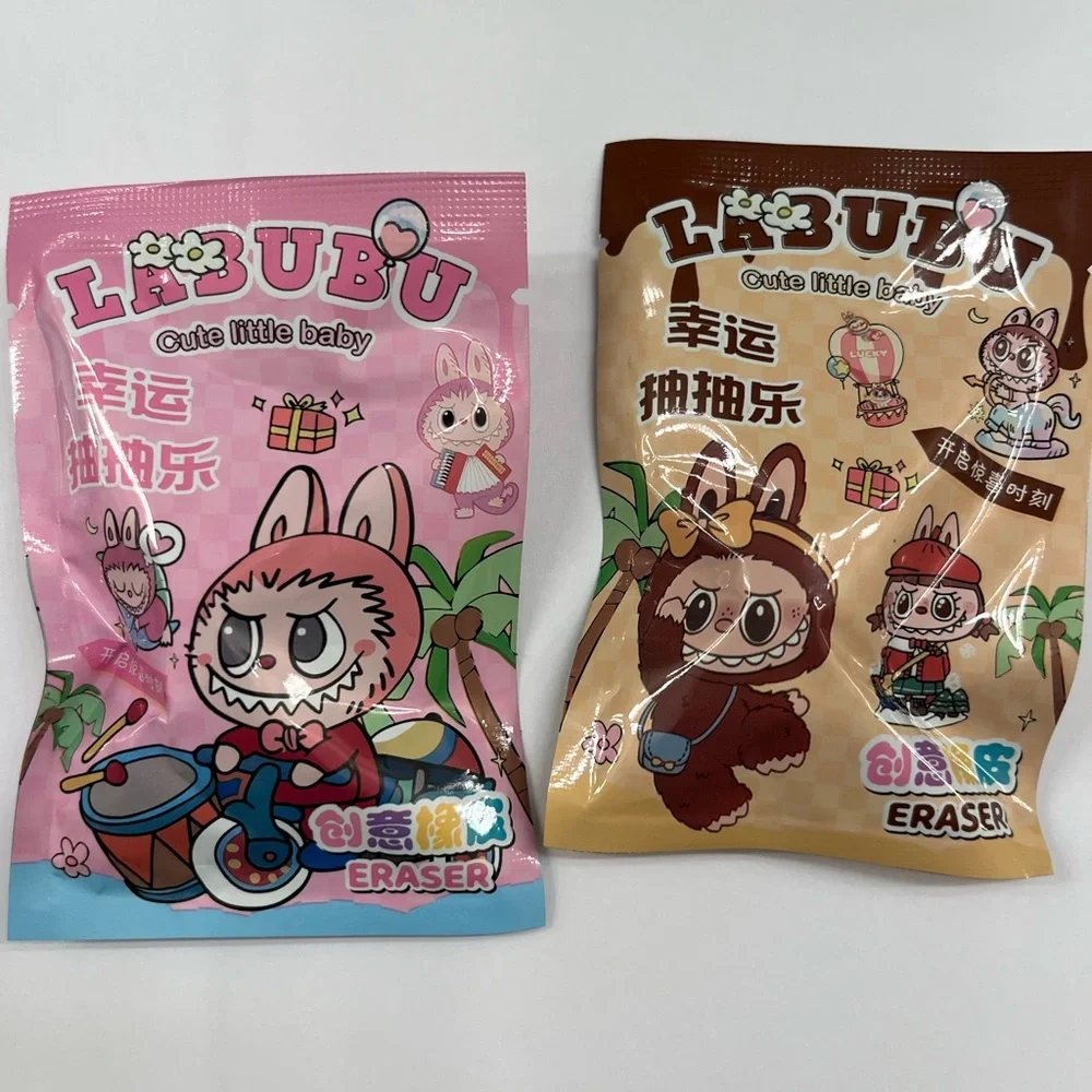 Labubu Blind Bag of Labubu figurine erasers - Picture 2 of 7